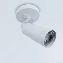 APLIQUE 1L TUBO MOVIL BASE RED GU10 BCO