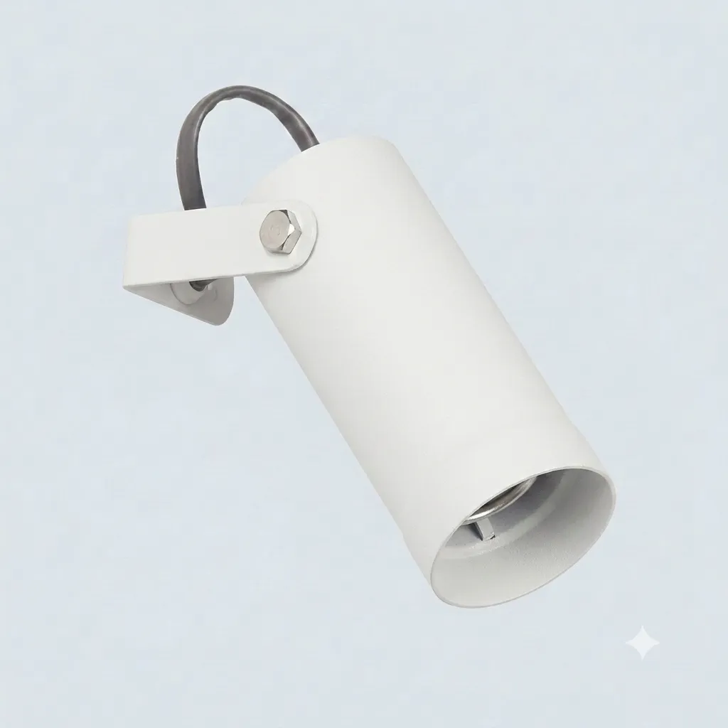 CABEZAL DICRO TUBO 12CM P/ REGLETA BCO.