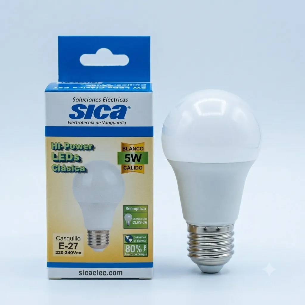 LAMP. NORMAL CLASICA LED 5W LC E27