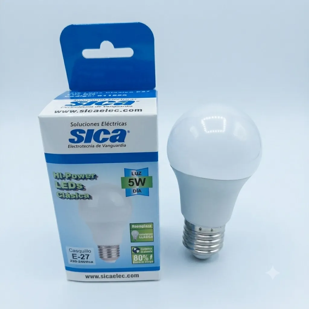 [Lámparas] LAMP. NORMAL CLASICA LED 5W LD E27
