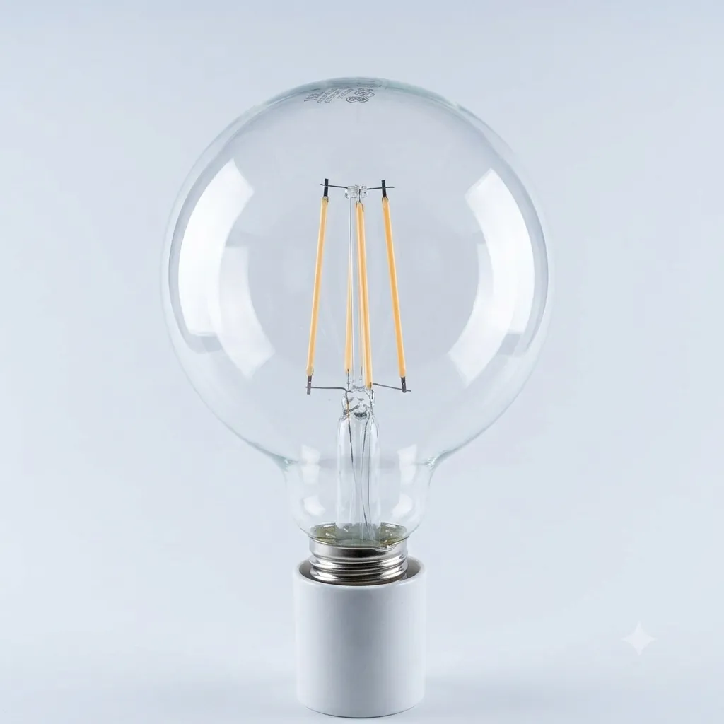 LAMP. GLOBO FILAM. LED 8W D95 LC ED DIME