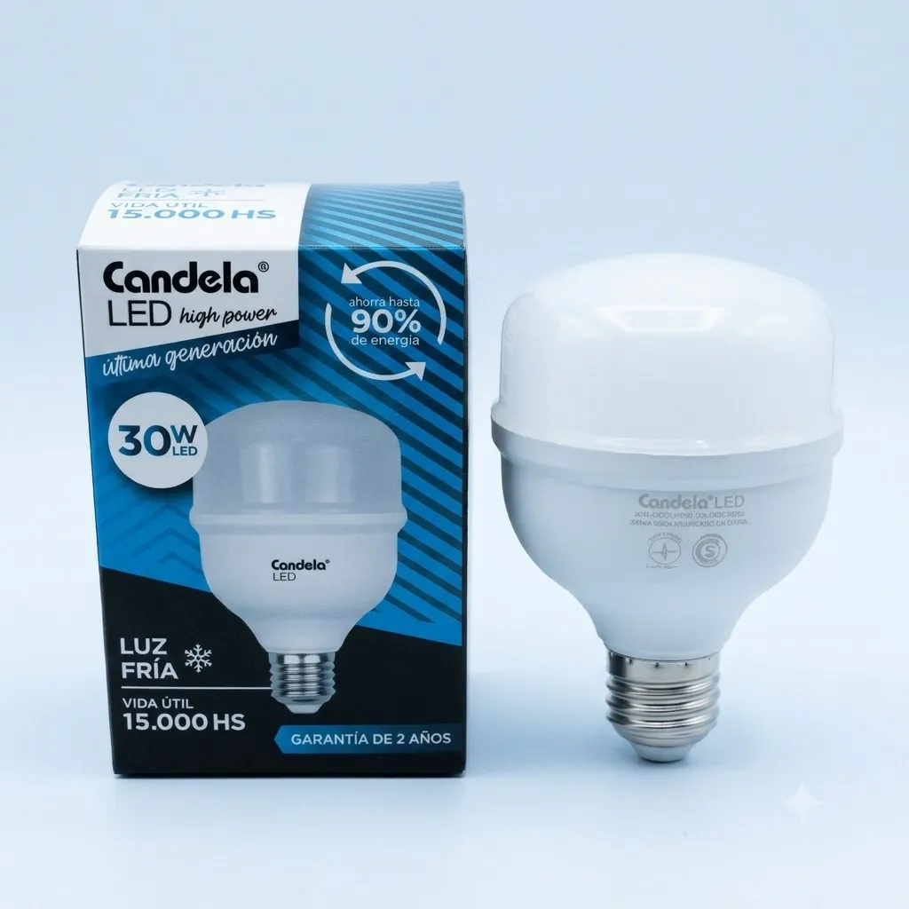 LAMP. HI POWER CANDELA  LED 30W LD E27