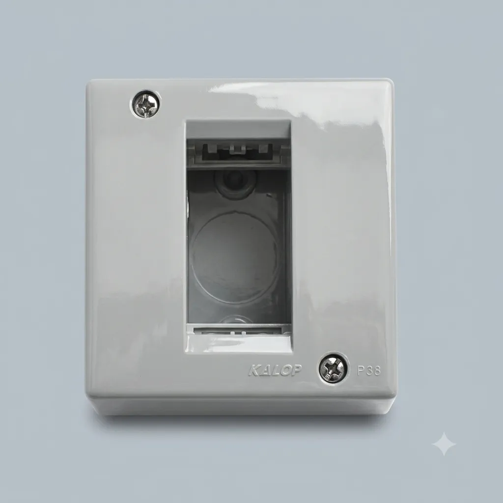 CAJA EXT. 1 MOD. KALOP IP40 GRIS