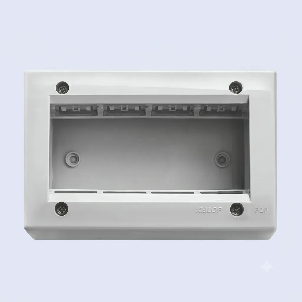 CAJA EXT. 4 MOD. KALOP IP40 GRIS