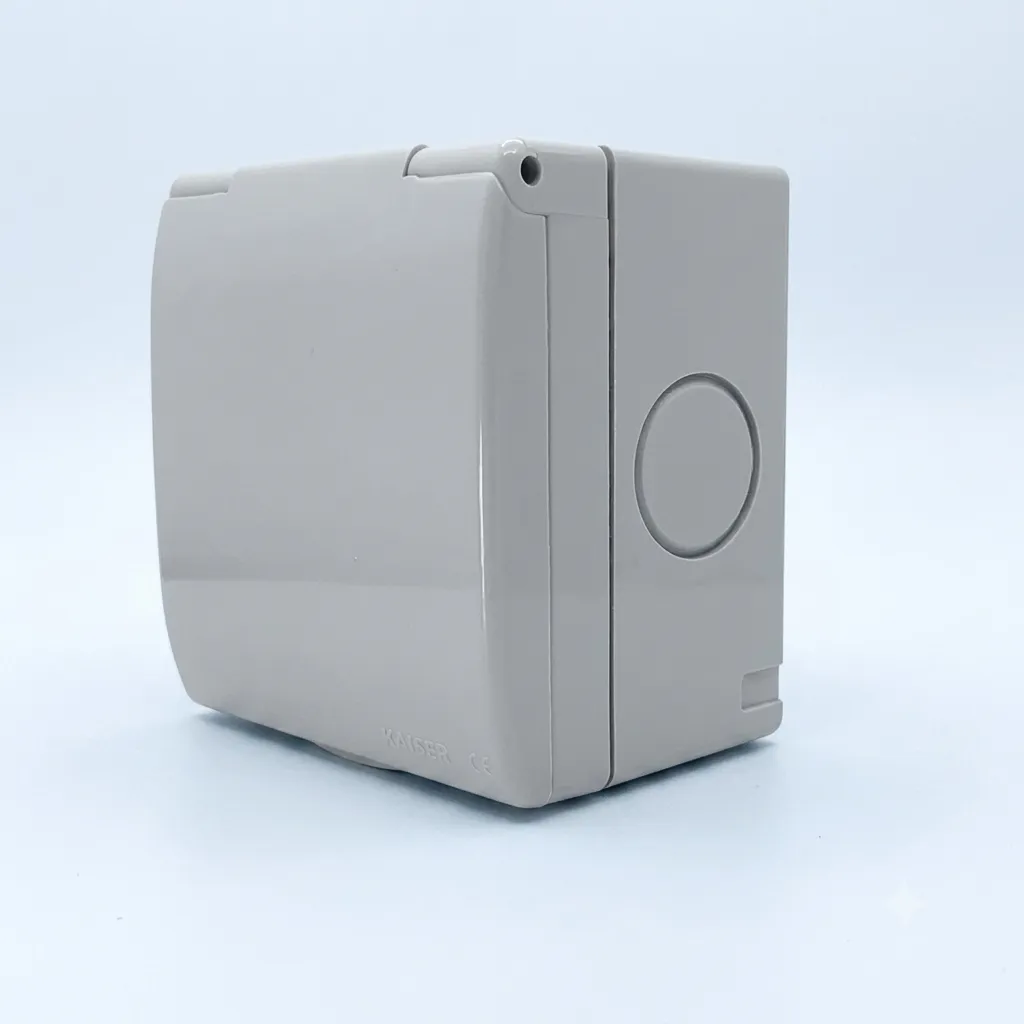 CAJA EXT. 2 MOD. KALOP C/TAPA GRIS IP55