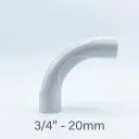 CURVA PVC C/RIG. D.20MM KALOP