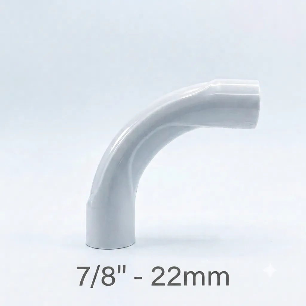 [Caños] CURVA PVC C/RIG. D.22MM KALOP