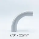 CURVA PVC C/RIG. D.22MM KALOP