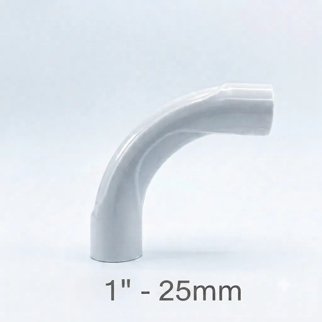 [Caños] CURVA PVC C/RIG. D.25MM KALOP