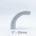 CURVA PVC C/RIG. D.25MM KALOP