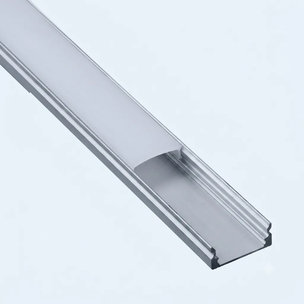 PERFIL ALUMINIO APLICAR 17X7MM X 2MTS C/ DIFUSOR