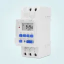 TEMPORIZADOR DIGITAL REGULABLE P/RIEL DIN 16A