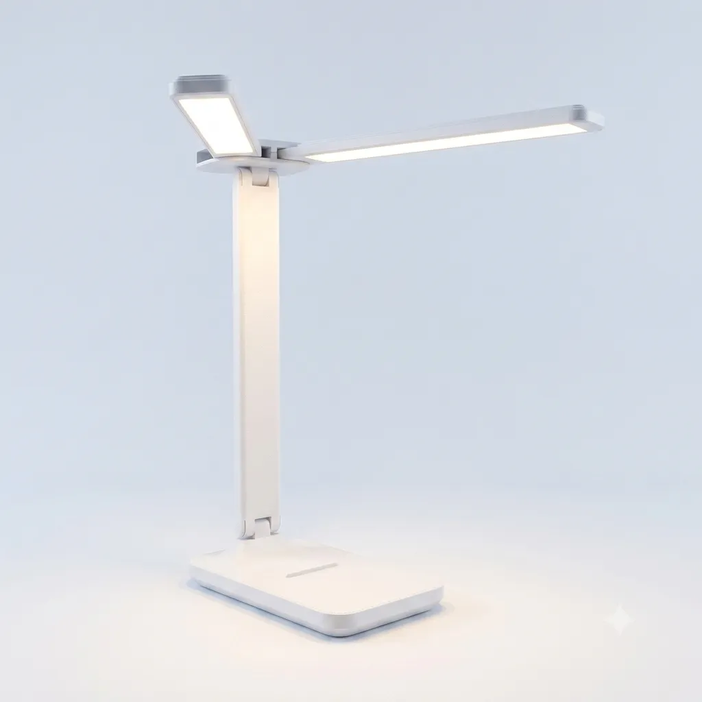 LAMP. LED DOBLE ESCRITORIO USB RECARGABLE BCA.