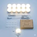 LAMP. LED USB TIPO CAMARIN PARA ESPEJO X 10UN