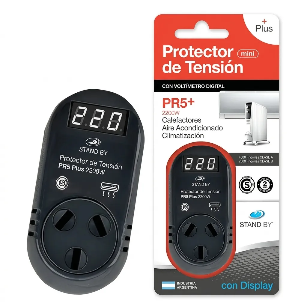 PROTEC. TENSION ALTA Y BAJA FIJO 2200W ENCHUFABLE