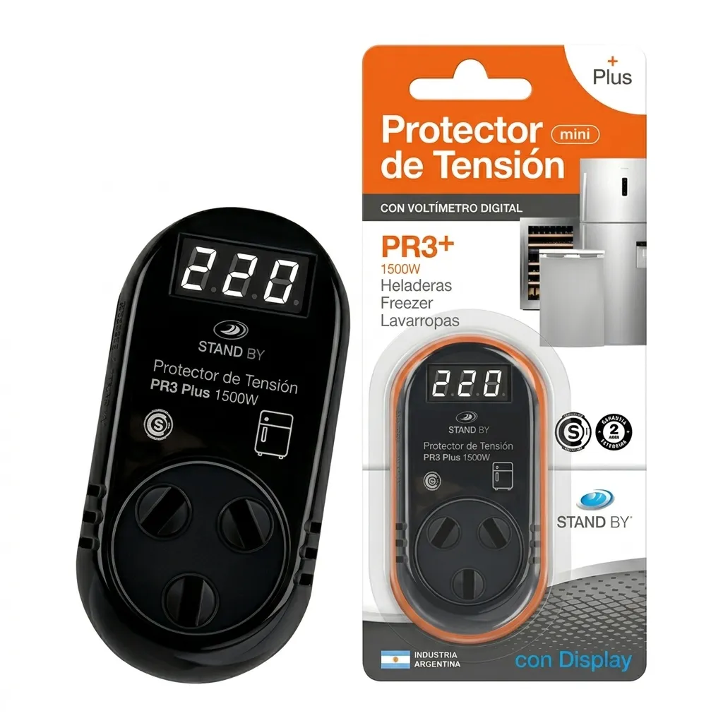 PROTEC. TENSION ALTA Y BAJA FIJO 1500W ENCHUFABLE