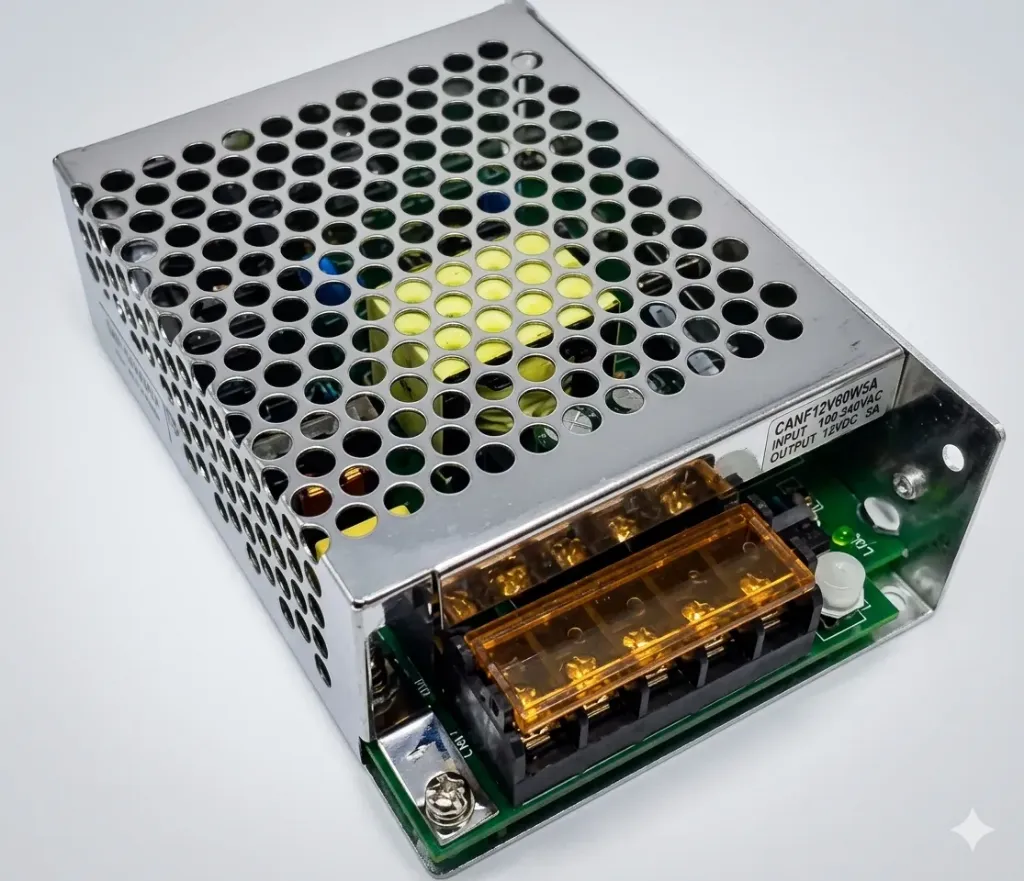 [Especiales] FUENTE LED 12V -  5 AMP. METALICA