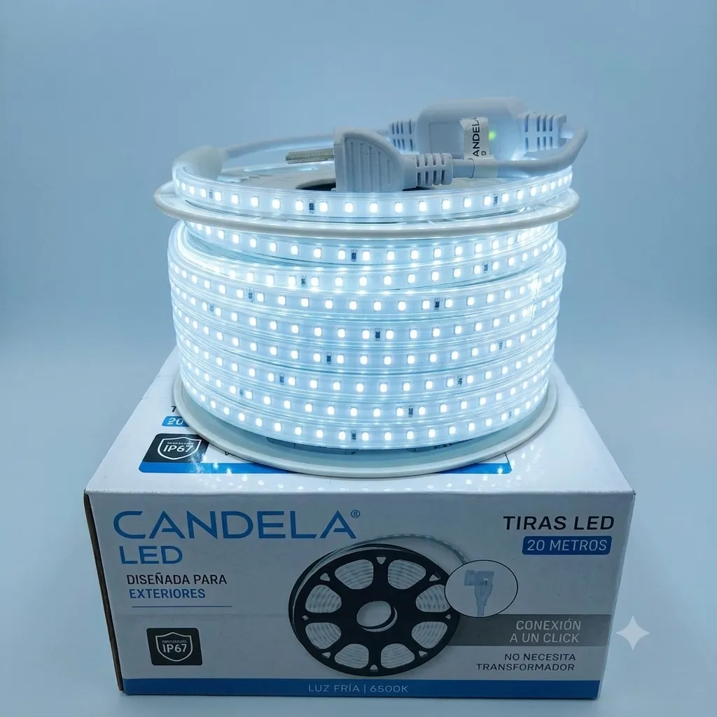 20Mts TIRA LED 220V CANDELA FRIA
