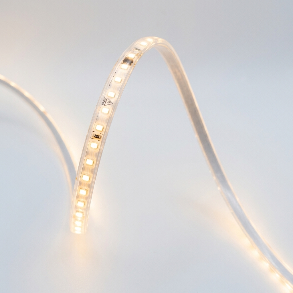 X 1M TIRA LED 220V - 120 LED X METRO - C/ADHESIVO L.CALIDA