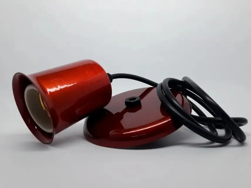 PORTALAMP. COLGANTE 1L E27 COBRE