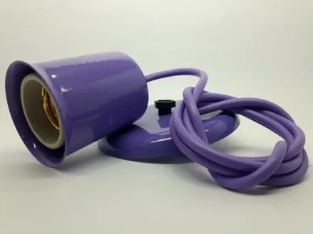 [ofertas] PORTALAMP. COLGANTE 1L E27 VIOLETA