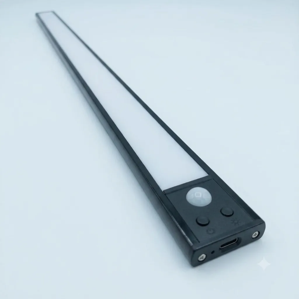 LISTON LED L.D. 60CM RECARGABLE C/SENSOR DE MOVIMIENTO