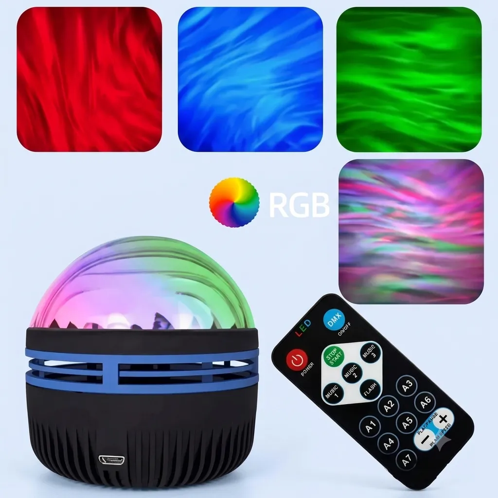 LAMP. AURORAS BOREALES USB C/CONTROL