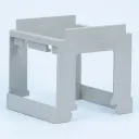 ADAPTADOR P/RIEL DIN 2 MOD. JELUZ