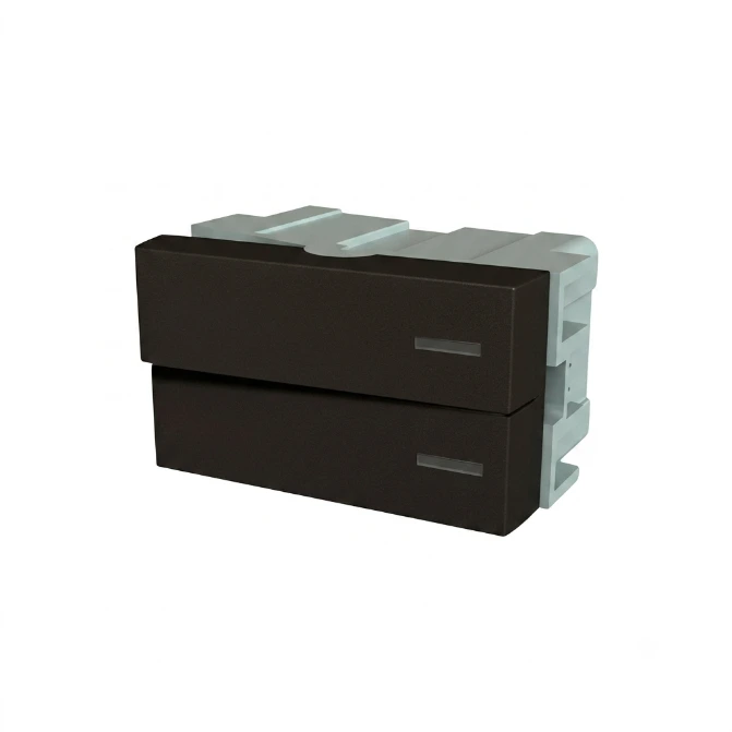 [J60033] MOD. PUNTO DOBLE BCO./NEG. JELUZ (Negro)