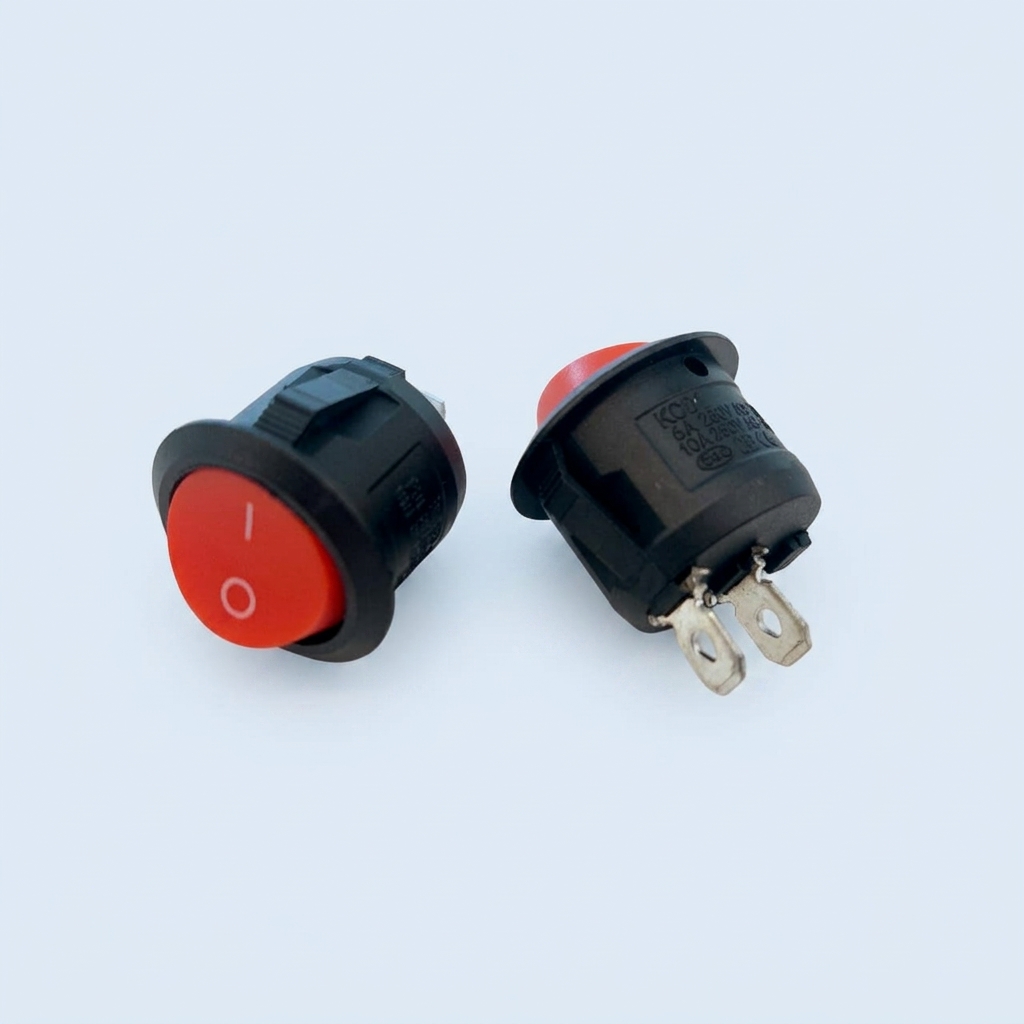 FICHA LLAVE EMB. REDONDA ON/OFF 6A-10A
