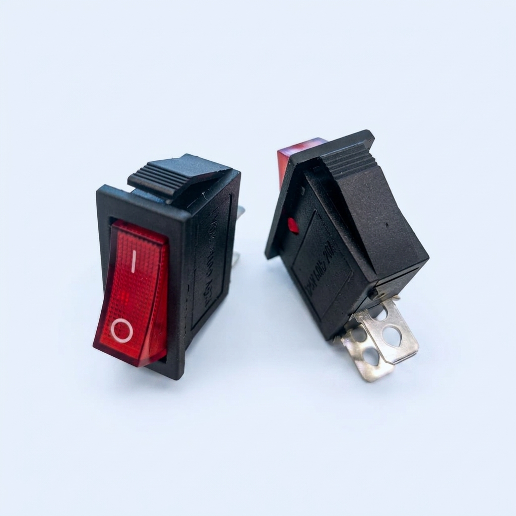 FICHA LLAVE EMB. RECTANGULAR ON/OFF 20A