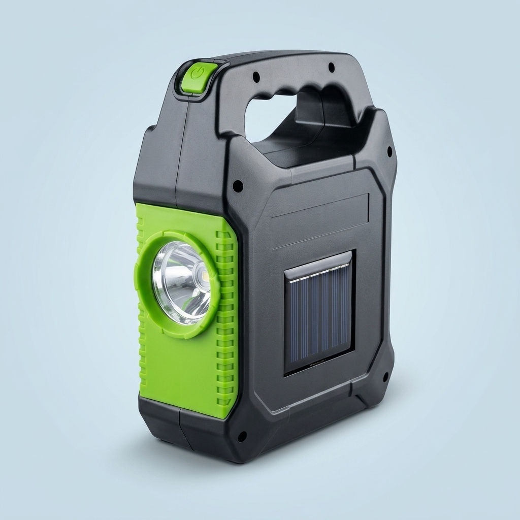 LINTERNA LED 3 MODOS RECARGABLE USB + RECARGABLE SOLAR