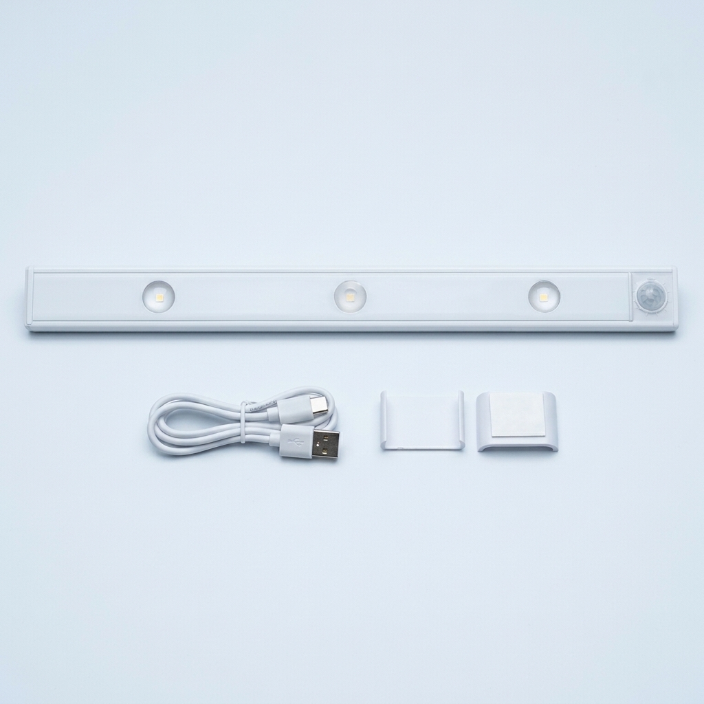LISTON LED L.CCT 40CM RECARGABLE C/SENSOR DE MOVIMIENTO