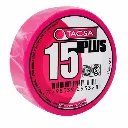 CINTA AISL. PVC 15 PLUS 10M X UN ROJO