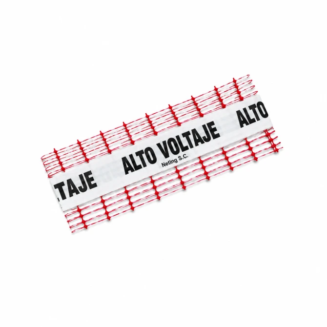 [Ferreteria] MALLA DE ADVERTENCIA ROJA 15CM X1M