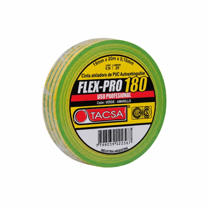 [Ferreteria] CINTA AISL. PVC  FLEX PRO 10M X UN V/A