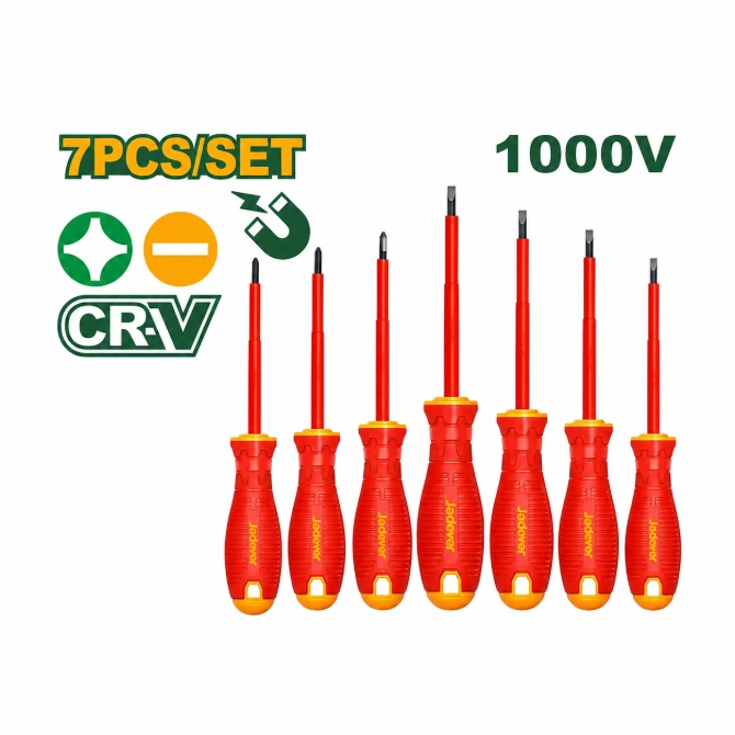 KIT 7 DESTORNILLADORES AISLADOS 1.000V