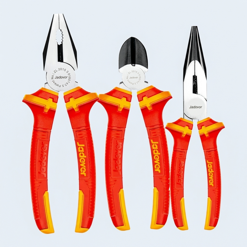 KIT DE PINZAS AISLADAS 1000V / FUERZA 7",PUNTA 6", ALICATE 6"