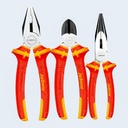 KIT DE PINZAS AISLADAS 1000V / FUERZA 7",PUNTA 6", ALICATE 6"
