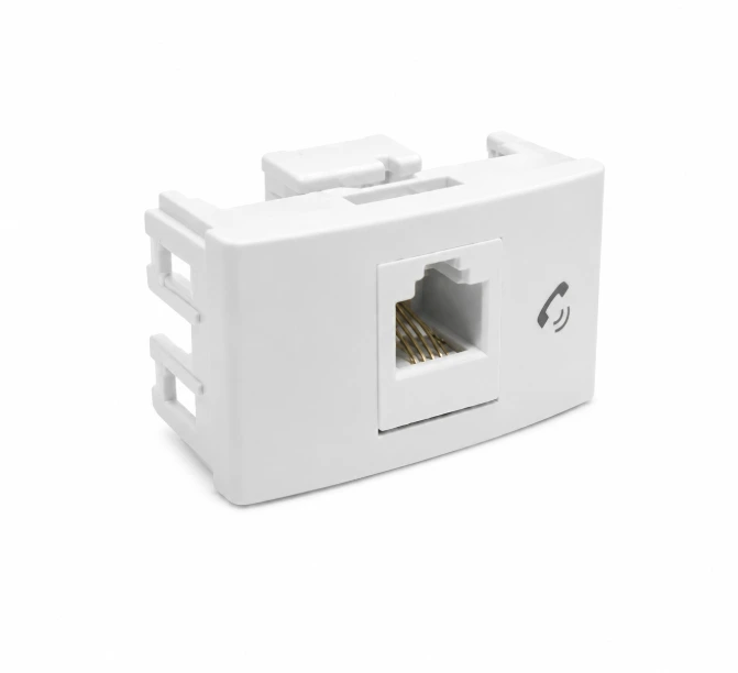 MOD. TOMA RJ11 CAT.3 BCO. KALOP